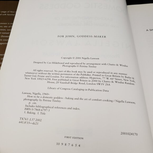 Nigella Lawson How to Be a Domestic Goddess Cooking Baking Hardcover Cookbook - Picture 4 of 10